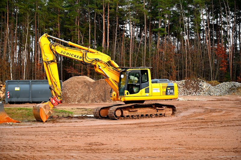 Plant operator on a subdivision earthworks site in Melbourne's western growth corridor
